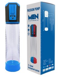 Автоматична вакуумна помпа із зарядкою від USB CANWIN Passion Pump Men BLUE - P638AU