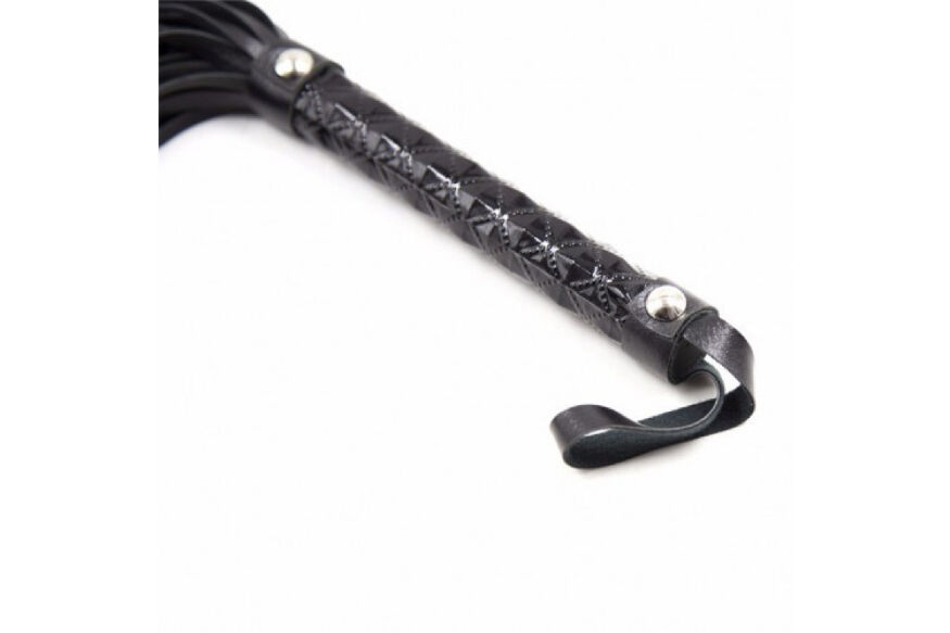 Флоггер металл DS Fetish Flogger black metal