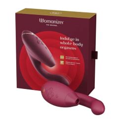 Инновационный бесконтактный вибратор-стимулятор Womanizer Duo 2 Bordeaux