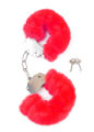 Наручники червоні - Fetish Boss Series Furry Cuffs Red