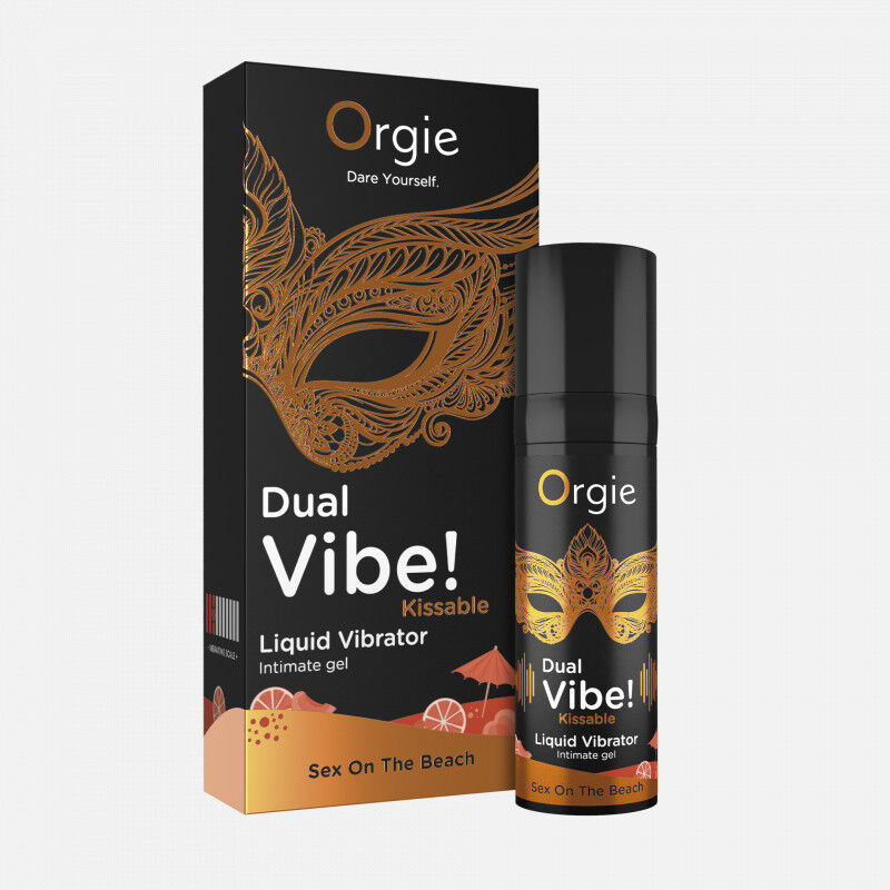 Жидкий вибратор коктейль СЕКС НА ПЛЯЖЕ DUAL VIBE!, 15 мл Orgie (Бразилия-Португалия)