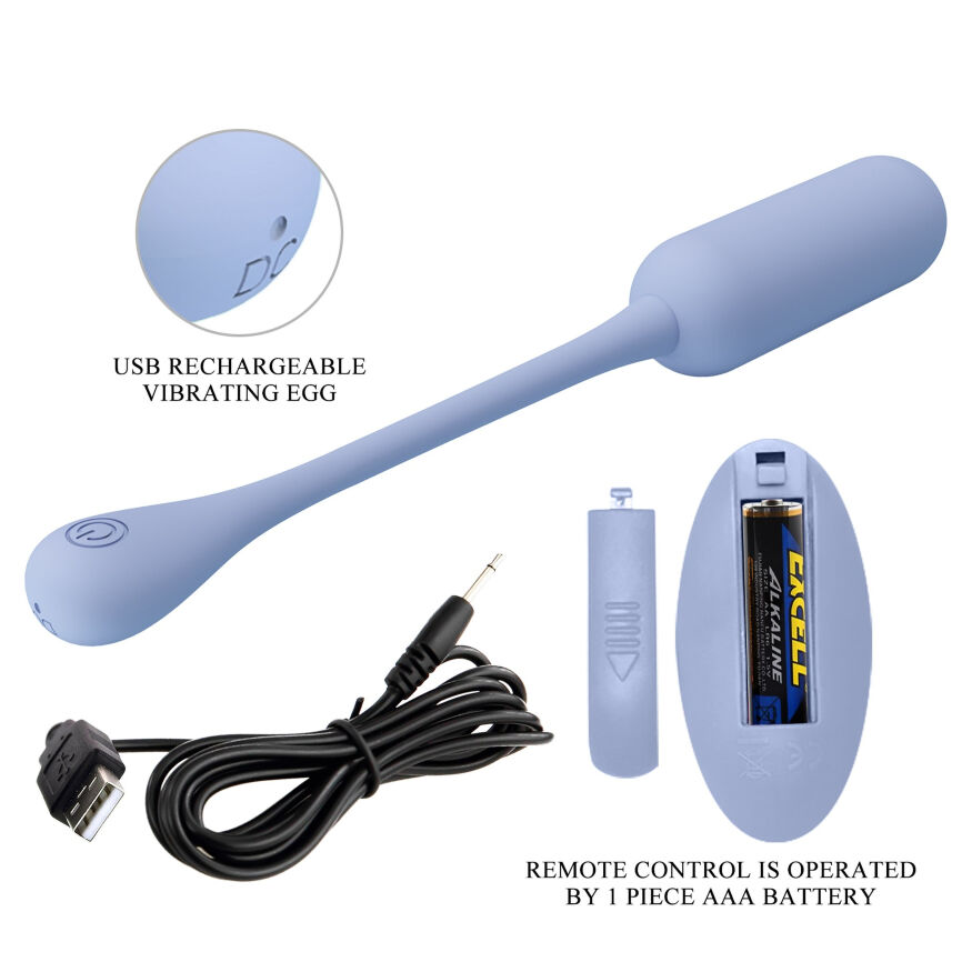 Виброяйцо с дистанционным управлением Pretty Love - Lechies Dream chaser 5 Blue, BI-014867W-A5