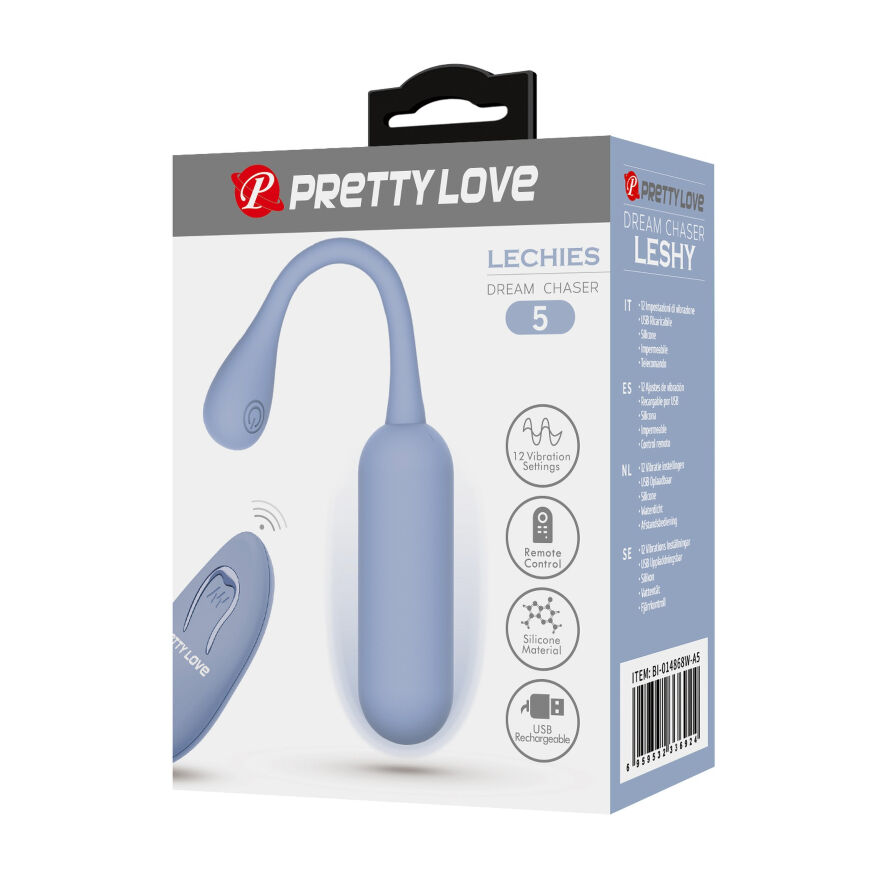 Виброяйцо с дистанционным управлением Pretty Love - Lechies Dream chaser 5 Blue, BI-014867W-A5
