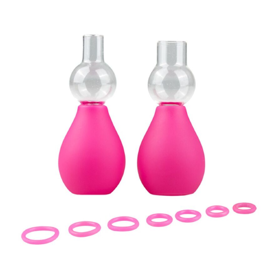 Вакуумные зажимы для сосков EasyToys Pink