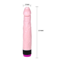 Классический вибратор реалистичной формы и цвета Adour Club Vibrator Flesh, 22,5 см