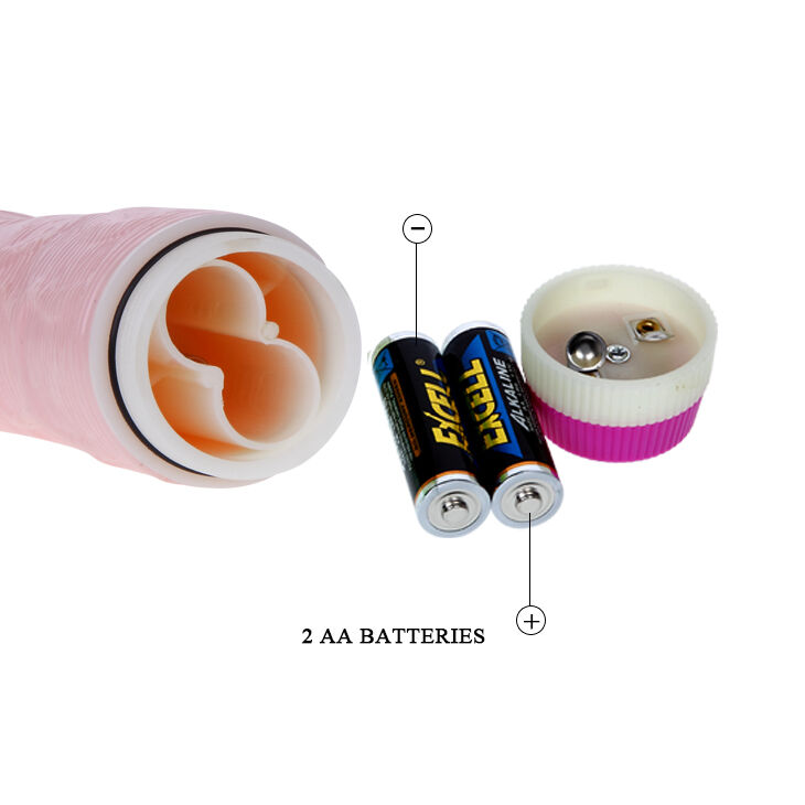 Класичний вібратор реалістичної форми і кольору Adour Club Vibrator Flesh, 22,5 см