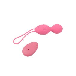 Виброяйцо с пультом управления Chisa Ridged Vibrating Bullet-Pink