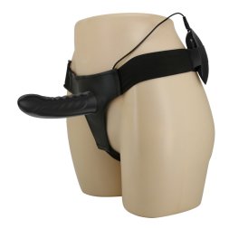 Страпон для чоловіків з вібрацією - Pretty Love Marvin Vibrating StrapOn Harness Black