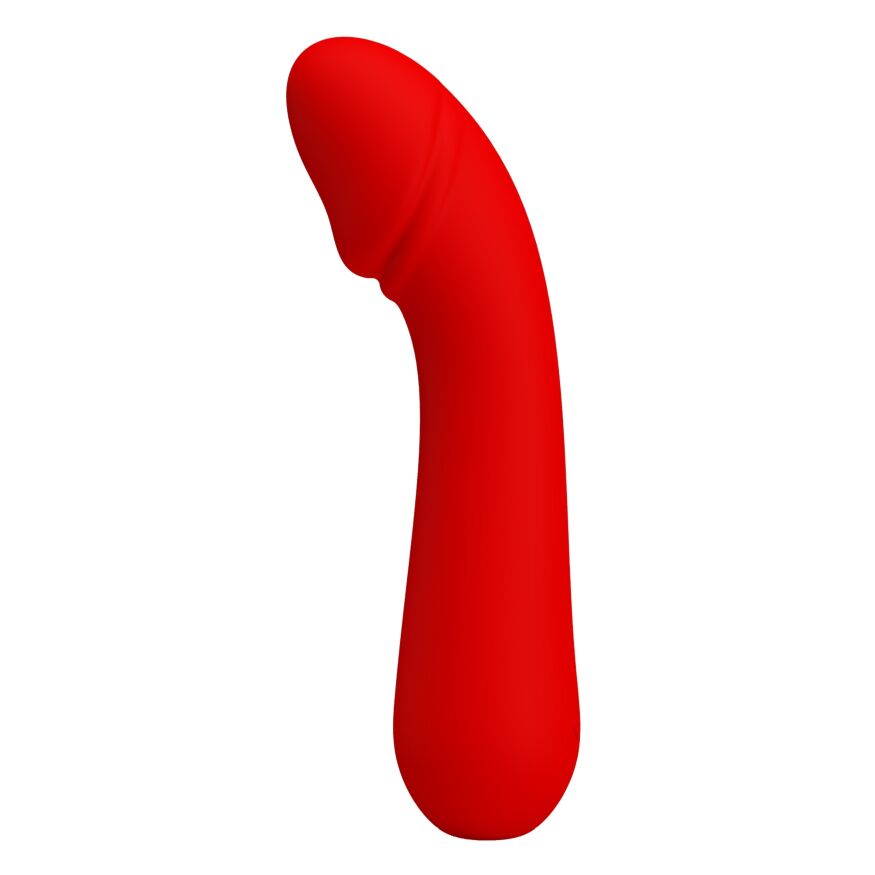 Вибромассажер для стимуляции точки G Pretty Love - Cetus Red, BI-014723-2