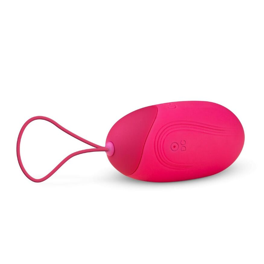 Виброяйцо XL Easytoys, с дистанционным пультом, силиконовое, розовое, 8 х 3.8 см