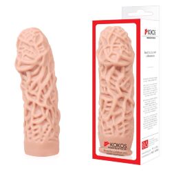 Насадка на член Kokos Extreme Sleeve 012, размер M утолщающая, стимулирующий рельеф