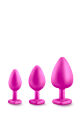 Набор анальных пробок LUXE BLING PLUGS TRAINING KIT PINK