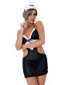 Костюм Французької прибиральниці Daring Intimates чорно-білий, L/XL