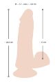 Вібратор - Nature Skin Bendable RC Vibrator with Balls
