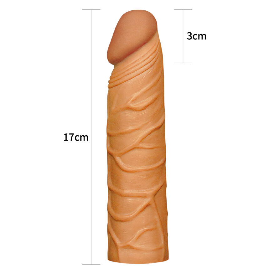 Подовжувач члену Pleasure X-Tender Penis Sleeve Add 1" Brown