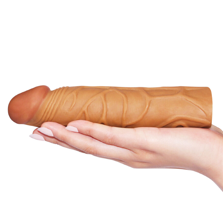 Подовжувач члену Pleasure X-Tender Penis Sleeve Add 1" Brown