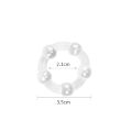 Набір прозорих ерекційних кілець - Power Plus Triple Beaded Ring Set Clear