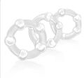 Набір прозорих ерекційних кілець - Power Plus Triple Beaded Ring Set Clear