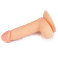 Реалістичний гнучкий фалоімітатор з пружною мошонкою The Ultra Soft Dude 7"