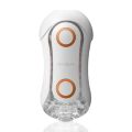 Мастурбатор Tenga FLIP ORB - Orange Crash, с изменяемым сжатием, со стимулирующими шариками внутри