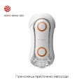 Мастурбатор Tenga FLIP ORB - Orange Crash, с изменяемым сжатием, со стимулирующими шариками внутри