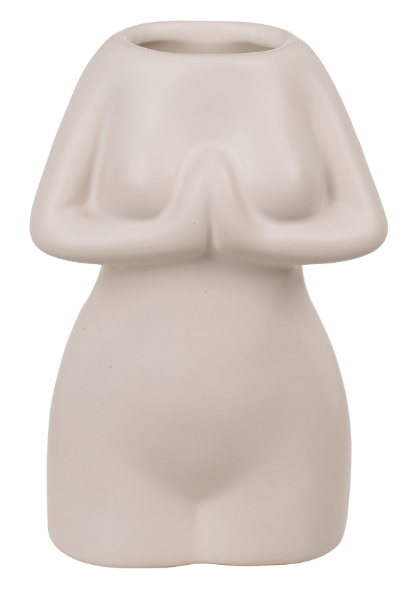 Керамічна ваза Women´s Body White, 175 мл