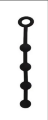Анальные бусы ”P” Storm Beads L
