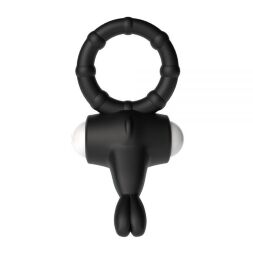 Ерекційне віброкільце Power Clit Cockring, Black