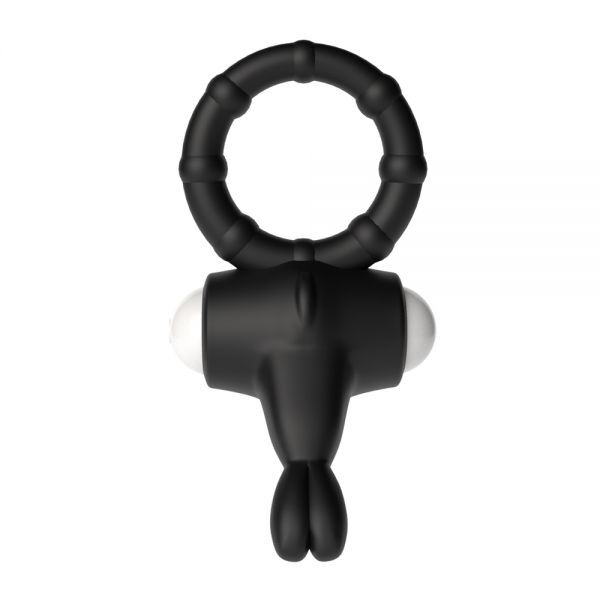 Ерекційне віброкільце Power Clit Cockring, Black