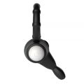 Ерекційне віброкільце Power Clit Cockring, Black