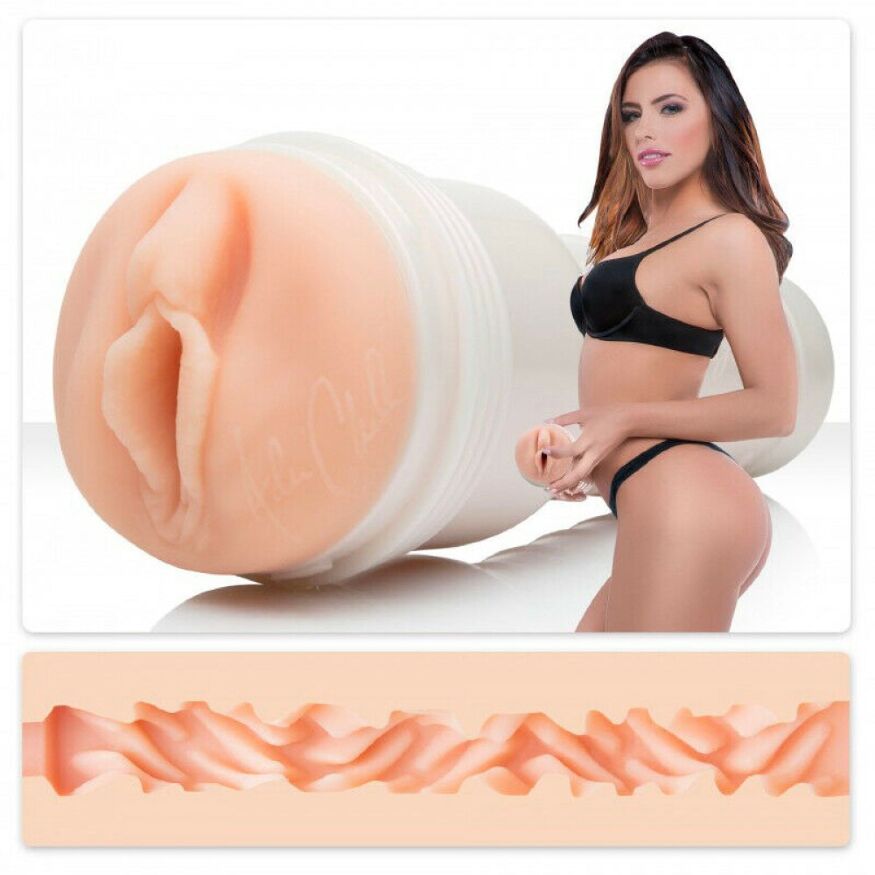 Мастурбатор Вагина в колбе, киберкожа Fleshlight Adriana Chechik Empress, телесный