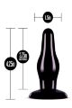 Анальный плаг ANAL ADVENTURES PLEASURE PLUG BLACK