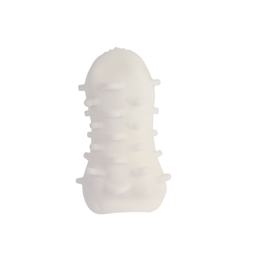 Мастурбатор рельєфний Chisa COSY Stamina Pocket, білий, 8 х 4 см