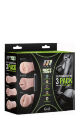 Набор мастурбаторов с вибрацией Blush M FOR MEN 3PACK VIBRATING SLEEVE KIT