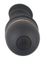 Черный бархатистый вибратор Bendy Ripple Vibrator с 20 режимами вибрации