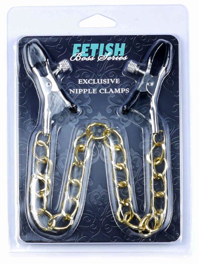 Зажимы для сосков Fetish Boss Series - №8 Exclusive Nipple Clamps, BS6100016