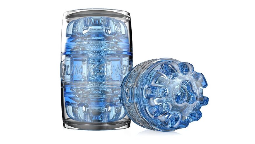 Мастурбатор двосторонній FleshLight Quickshot Turbo, блакитний