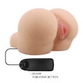 Мастурбатор вагина-анус с вибрацией Crazy Bull - Kylie soft skin, BM-009246Z