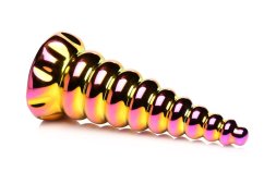 Фалоімітатор ріг єдинорога Creature Cocks Twilight Rainbow Glass Dildo