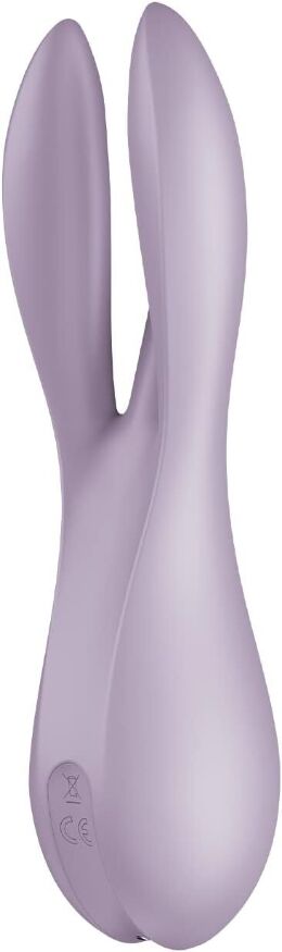 Клиторальный вибратор Satisfyer Threesome 2 Violet, 3 гибкие пальчики, 3 мотора