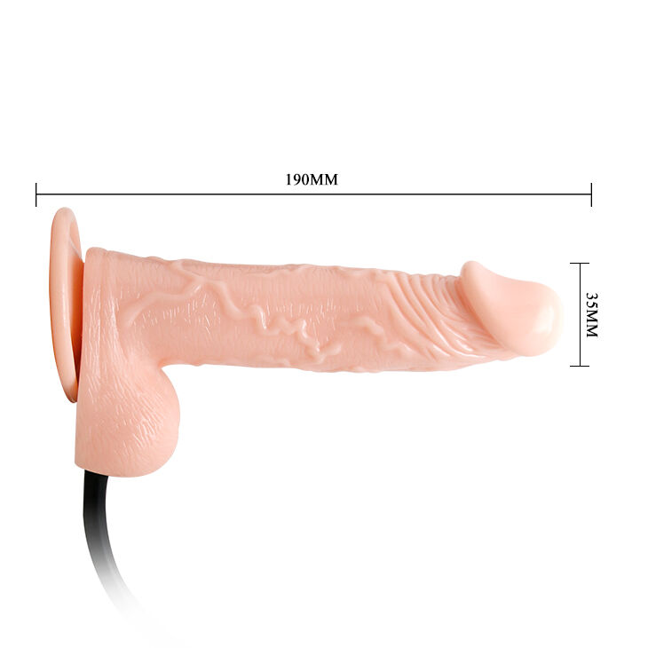 Фалоімітатор реалістичний надувний Inflatable Dong, 19 см