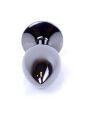 Анальна пробка - Jewellery Dark Silver Plug Black