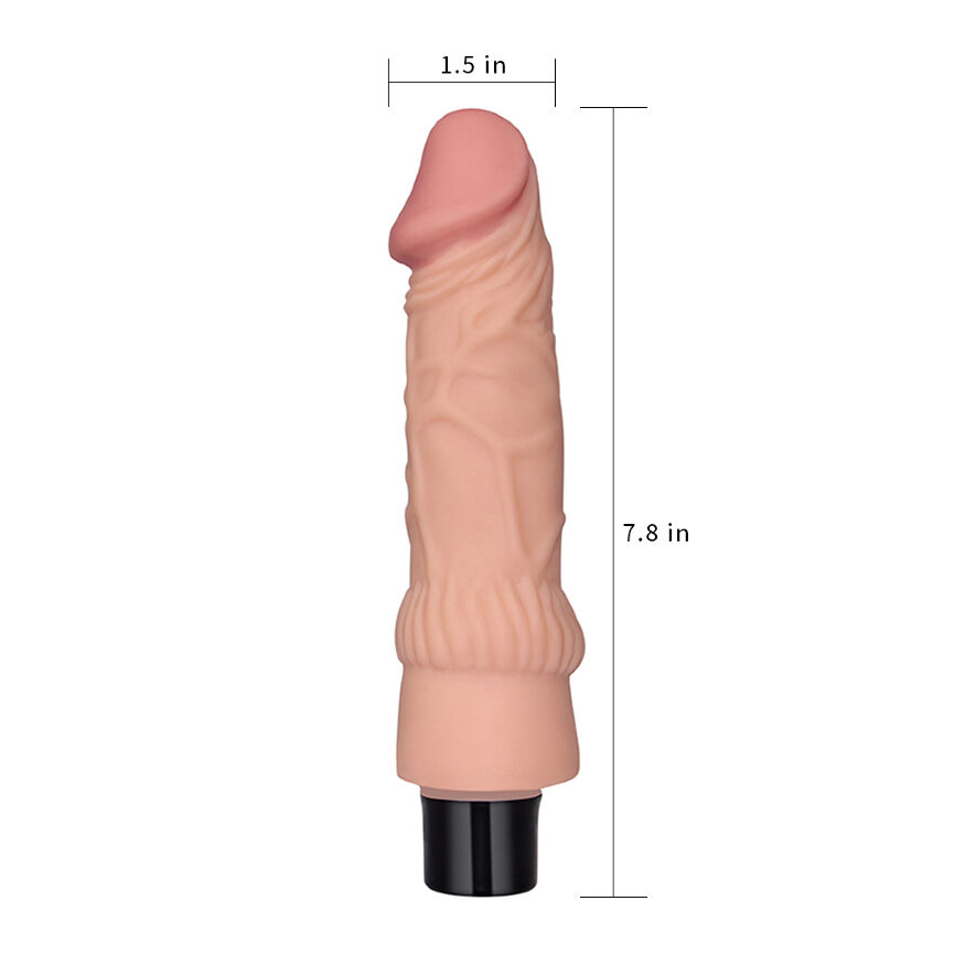 Реалістичний вібратор - Real Softee Vibrator 7,8"