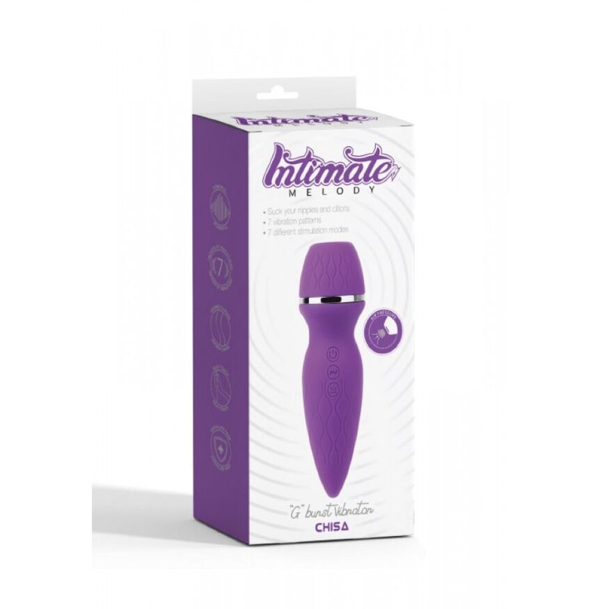 Вакуммный стимулятор клитора с вибрацией Chisa “G” burst Vibrator-Intimate Melody