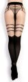 Колготки с геометрическим орнаментом Ballerina's Secret Blue Night, черные, L/XL