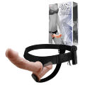 Двойной страпон - Ultra Passionate Harness Dual Penis Strap On Flesh
