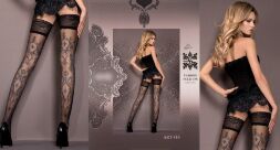 Панчохи чорні з фантазійними візерунками Ballerina's Secret (20 den), S/M