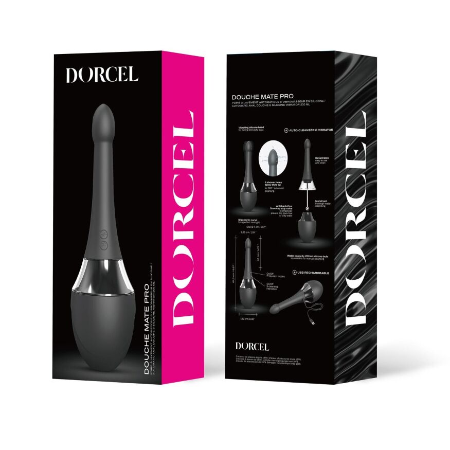 Автоматический анальный душ-вибратор Dorcel Douche Mate Pro (мятая упаковка!!!)
