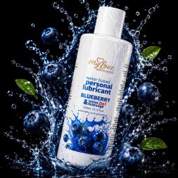 2в1 лубрикант та масажний гель - MyLove Aroma Series Intim&Massage Blueberry, 300 мл