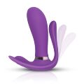 Вибромассажер с анальным и клиторальным стимулятором, и подогревом Boys of Toys - Remote wearable vibrator PURPLE, BS561007-2